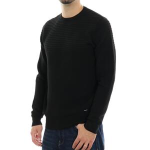 MAGLIA RIGHE NERO